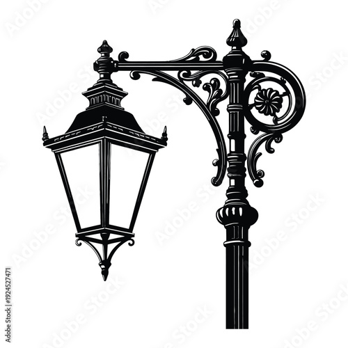 old street lamp