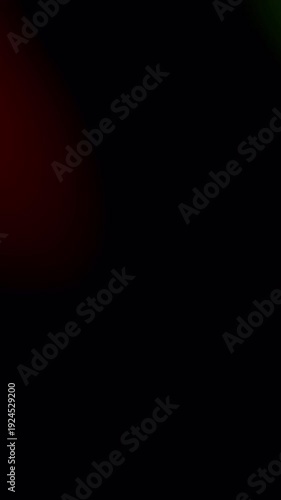 Light leak transition 60fps dynamic red, green and blue abstract vertical background for modern video projects, advertisements, presentations, and motion graphics. Alpha channel, Opacity or Screen/add