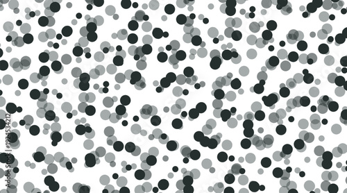 Scientific art in the form of a cluster of transparent bubbles or molecules or atoms.