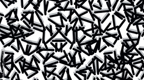 Texture in the form of a cluster of long sticks with shadows.