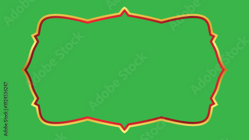 gold ernamental frame decorative elements