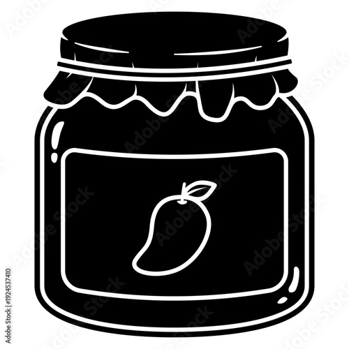 jar of mango jam