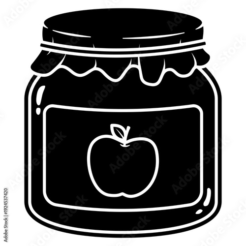 jar of apple jam