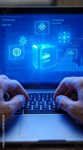 Global Cybersecurity Digital Lock: Secure Data Protection and Network Access Concept