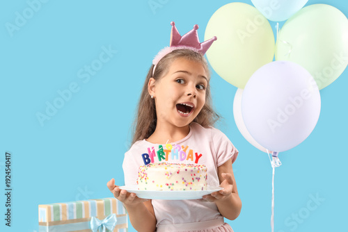 Cute little girl with Birth...