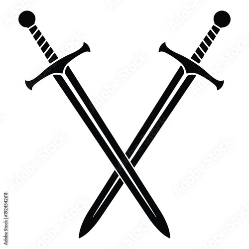 two crossed swords