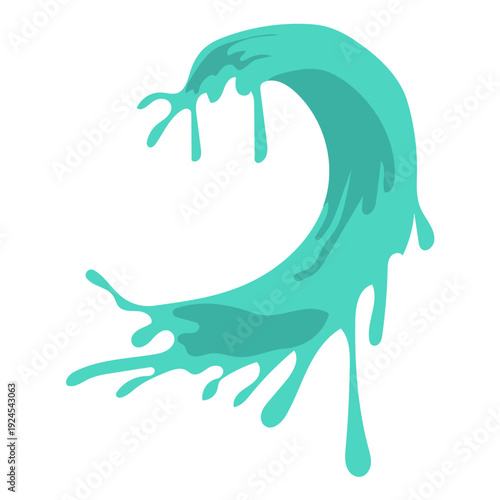 Aqua Splash Element Design