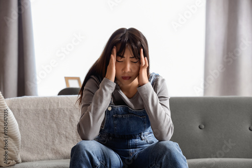 Young Asian woman with suic...