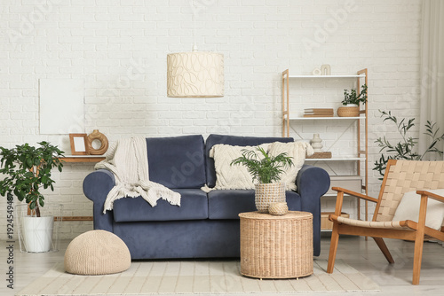 Interior of living room wit...