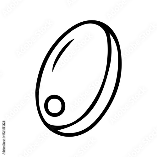 Simple Olive Icon Outline
