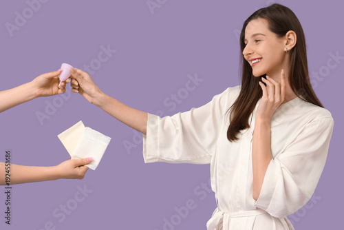 Happy young woman and femal...