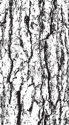 13-68. Thick, Cracked Wood Surface Texture Vector Image - Illustration