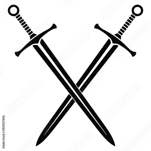 two crossed swords