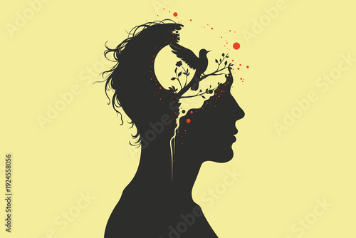 boy, girl, child, trauma, bird, flight, wings, freedom, imagination, Growth, blossoming, mind, blossoming of the mind, progress