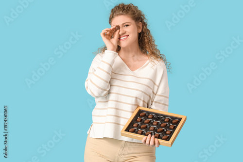 Beautiful young woman with ...