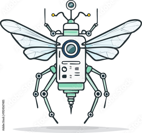 Professional Medical Technology Outline Symbol