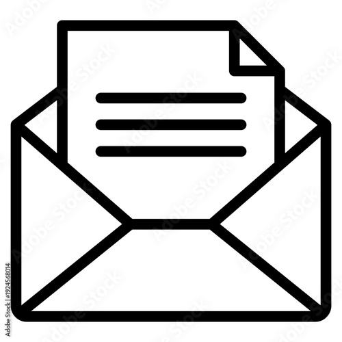 Letter icon vector illustration