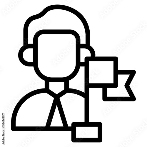 Diplomat icon vector illustration