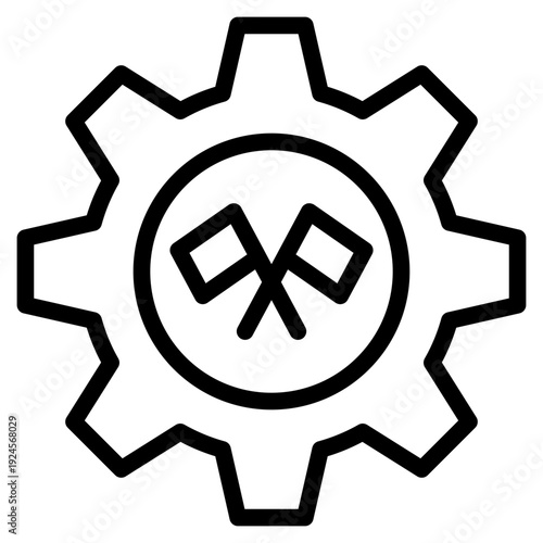 Cogwheel icon vector illustration