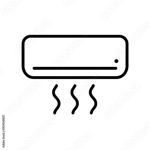 Air Conditioning Heat Mode Icon for HVAC Temperature Control