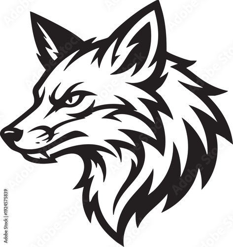 A majestic illustration of a fox, embodying intelligence and cunning, rendered in striking detail against a clean backdrop.