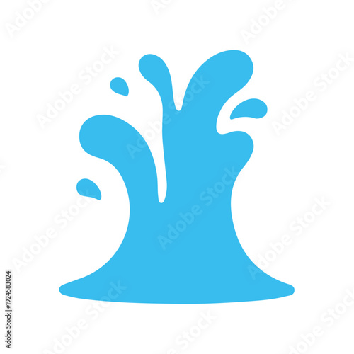 Vibrant Water Splash Element