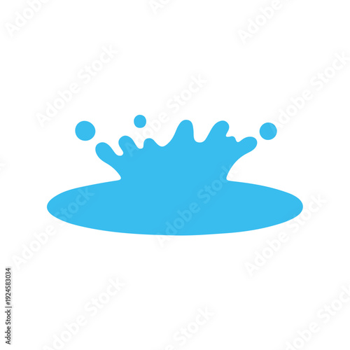 Water Splash Icon Vector
