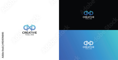 Technology logo vector. N initial logo design