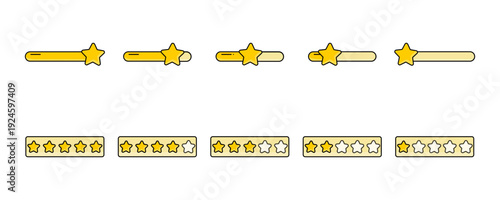 Star Rating Progress Bars UI Kit