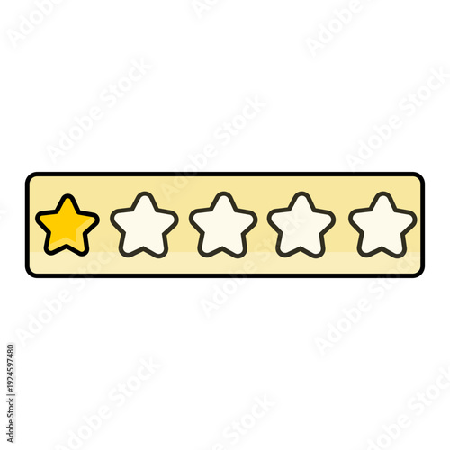 One Star Rating Element