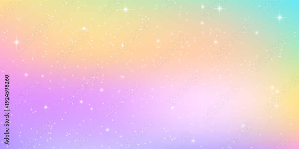 Fototapeta premium Gradient rainbow glitter background vector design in eps 10