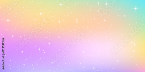 Gradient rainbow glitter background vector design in eps 10