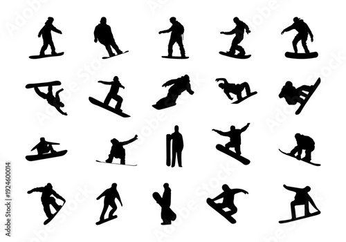 Snowboarding Sport Silhouette