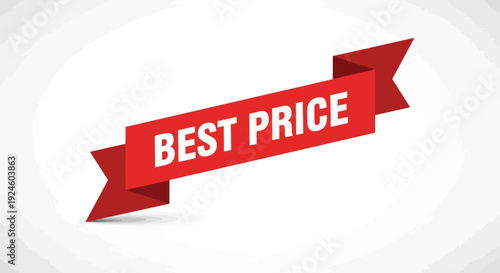 Best Seller Badge Icon – Red Hanging Tag Label for Top Selling Products & E-commerce Promotion