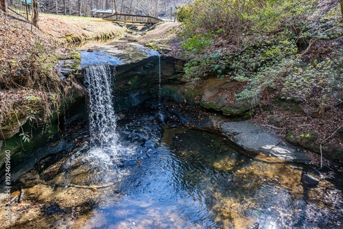 Obraz na plátně Henderson falls park, Toccoa, Georgia