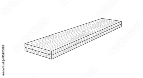 Two Wooden Planks Lying Flat, Wood Material, Construction, DIY, Natural Texture