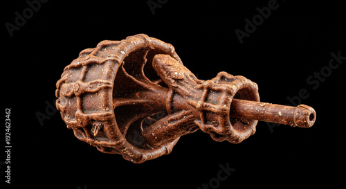 Isolated Chew Toy Still Life for Dogs on Black Background