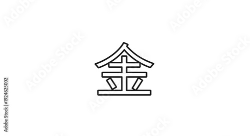 Japanese Kanji Symbol for Gold, Metal, Money, and Finance