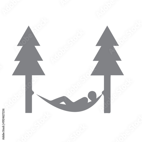 Hammock between two trees