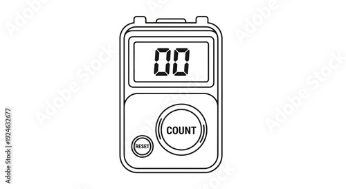 Digital Tally Counter Device for Counting Events or Items