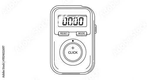 Digital Tally Counter Clicker for Counting and Tracking - Portable Device