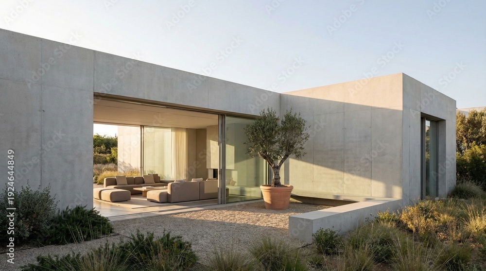 Fototapeta premium Modern Architecture Background with Urban Building and Structural Design Concept