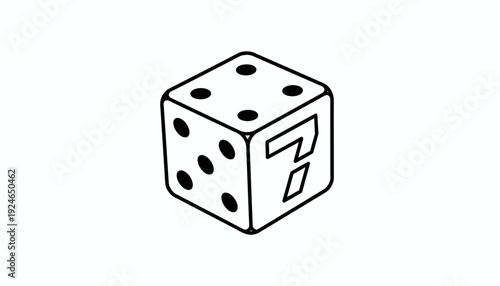 Lucky Number Seven Dice, Gambling, Chance, Game, Luck, Casino, Play, Entertainment