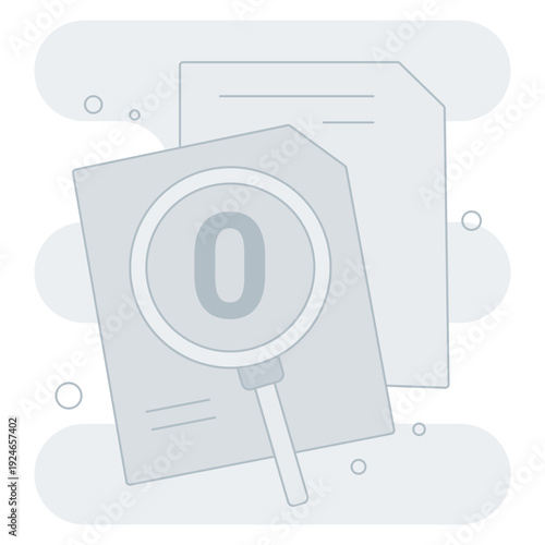 No Result Found Empty States Illustration