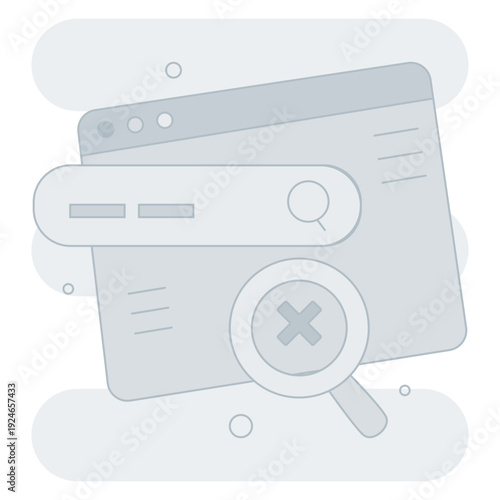 No Result Found Empty States Illustration