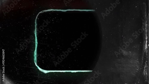 Film punch hole film reel texture transition