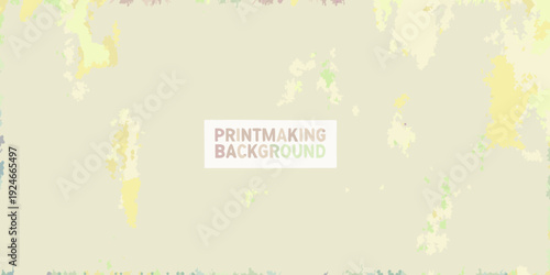 Abstract pastel background with blurred text and mottled texture