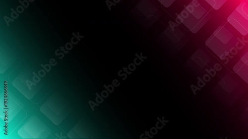 Modern minimalist tiktok color motion graphic with square elements and wide copy space for presentations