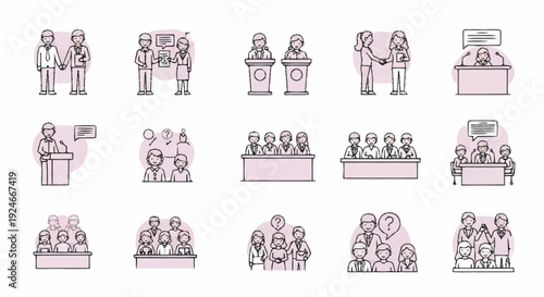 Collection era banner meeting presentation people.