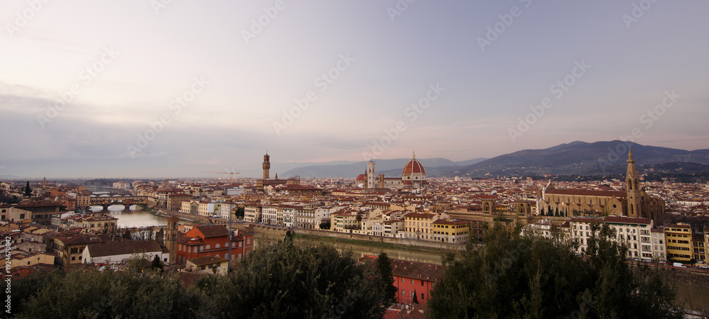Naklejka premium The Historic Centre of Florence